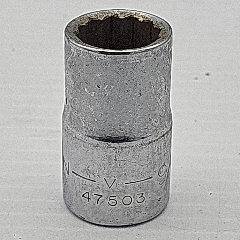 VINTAGE CRAFTSMAN USA -V- 47503 SOCKET ~ 9/16" ~ 1/2" DRIVE ~ 12 POINT 🇺🇸